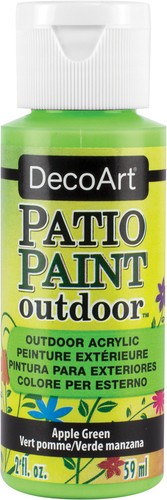 Patio paint 2oz apple green - paint,